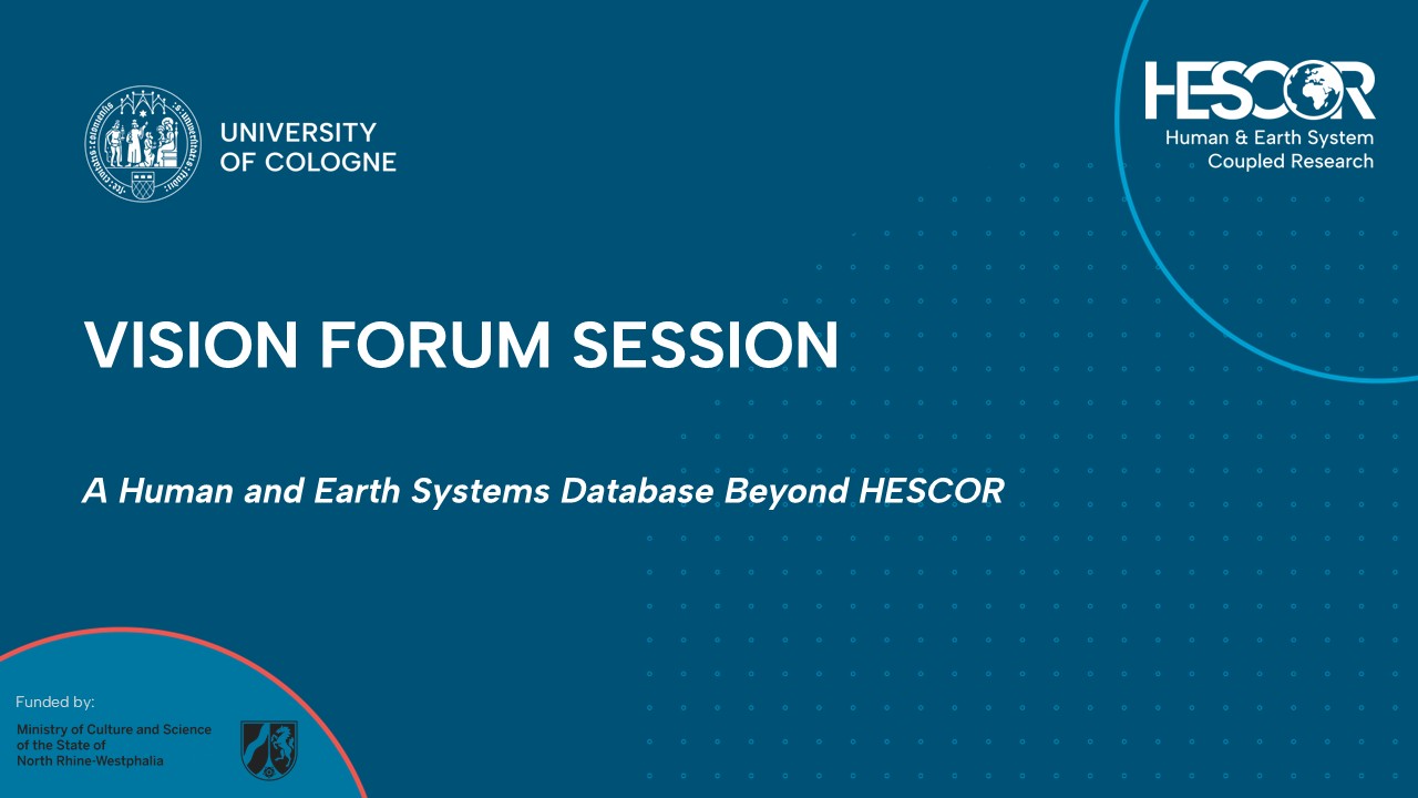 A Human and Earth Systems Database Beyond HESCOR